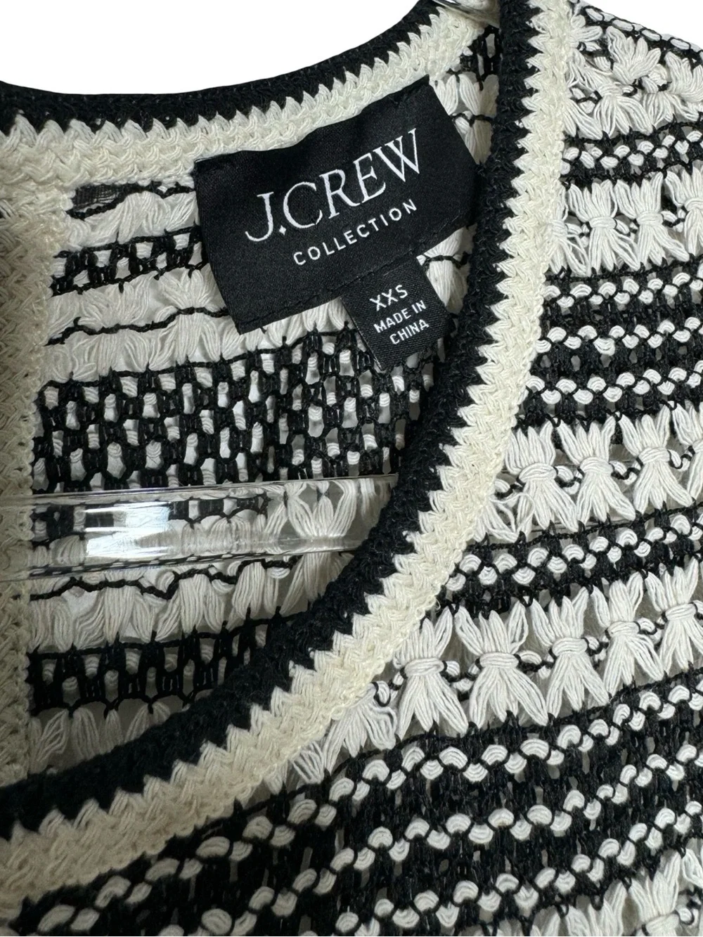 J. Crew | Collection Crochet Midi Dress in Stripe XXS